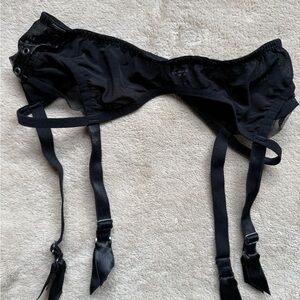 Lascivious Black Garter Belt Small